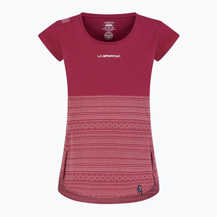 La Sportiva Lidra γυναικείο μπλουζάκι trekking μπορντό O43502502