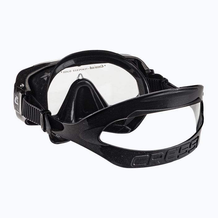 Cressi Sirena μάσκα κατάδυσης με αναπνευστήρα μαύρη DN202000 4