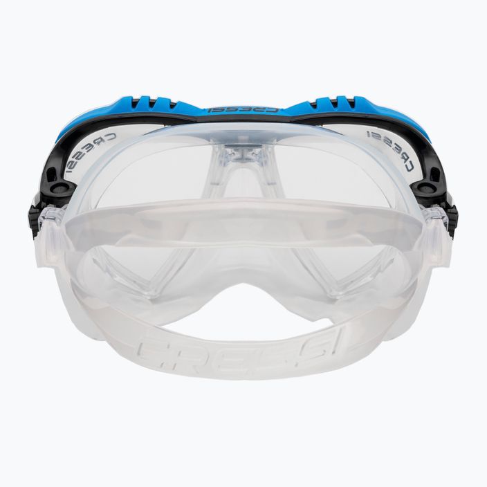 Cressi Matrix + Gamma μάσκα + αναπνευστήρας σετ κατάδυσης μπλε DS302501 5