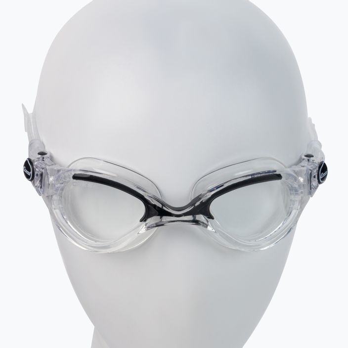 Γυαλιά κολύμβησης Cressi Flash διαφανή/διαφανή μαύρα DE202350