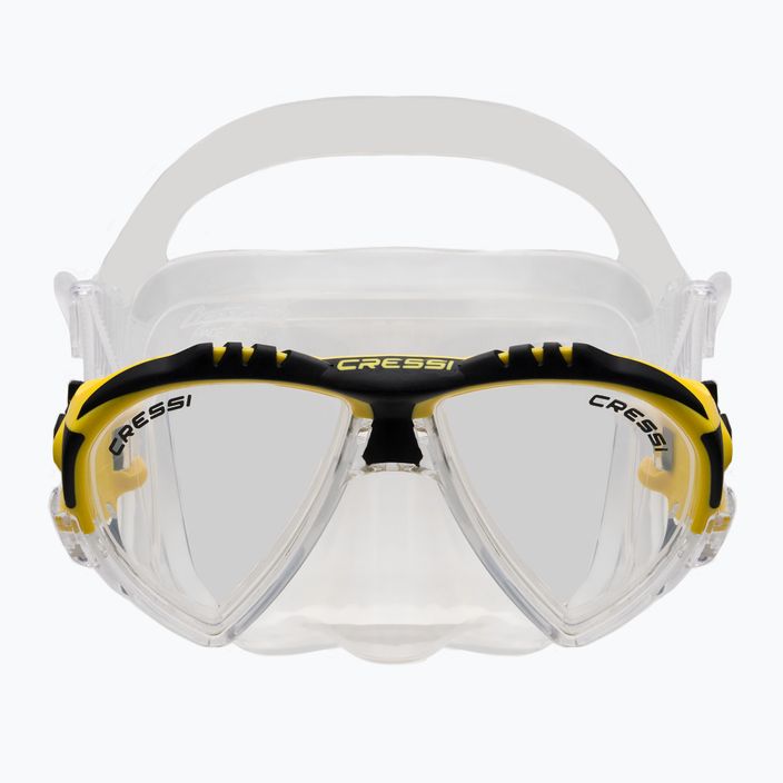 Cressi Matrix + Gamma μάσκα + αναπνευστήρας σετ κατάδυσης κίτρινο DS302504 2