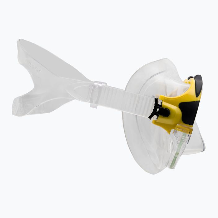 Cressi Matrix + Gamma μάσκα + αναπνευστήρας σετ κατάδυσης κίτρινο DS302504 3