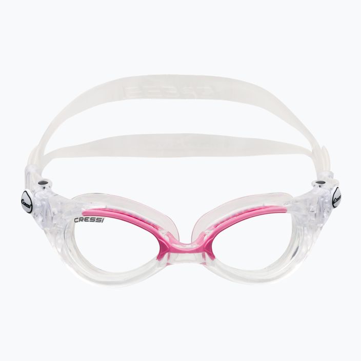 Γυναικεία γυαλιά κολύμβησης Cressi Flash διάφανο/διαφανές ροζ DE203040 2
