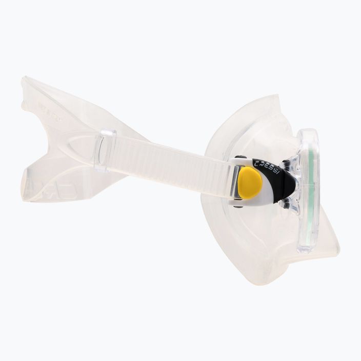 Cressi Marea + Gamma σετ κατάδυσης μάσκα + αναπνευστήρας κίτρινο/άχρωμο DM1000051 3