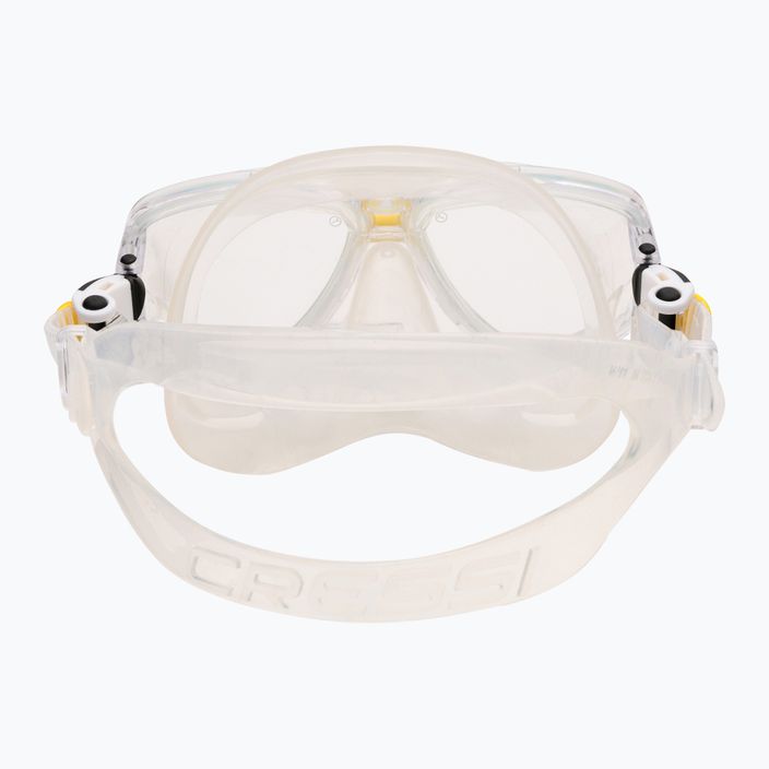 Cressi Marea + Gamma σετ κατάδυσης μάσκα + αναπνευστήρας κίτρινο/άχρωμο DM1000051 5