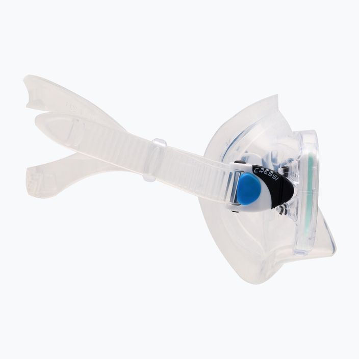 Cressi Marea + Gamma σετ κατάδυσης μάσκα + αναπνευστήρας μπλε/άχρωμο DM1000052 3