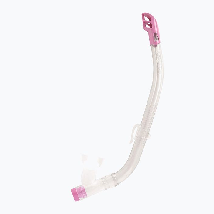 Cressi Ondina παιδικό σετ αναπνευστήρα + μάσκα κορυφής + αναπνευστήρας διαφανές ροζ DM1010134 11
