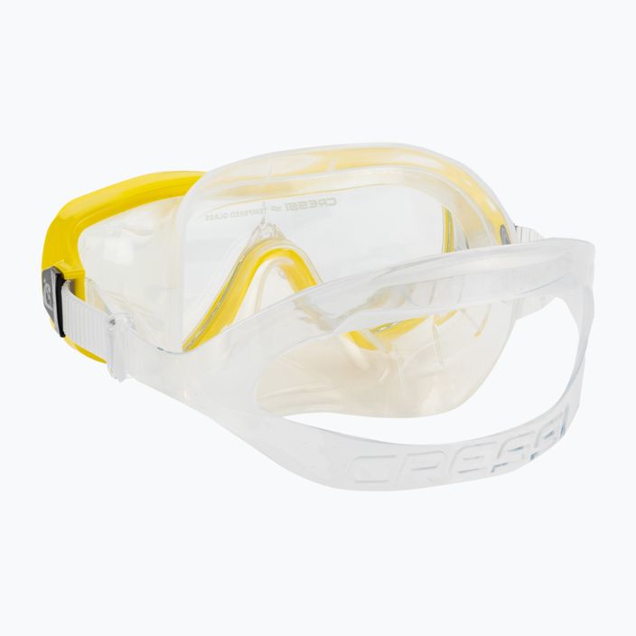 Cressi Onda + Mexico σετ κατάδυσης μάσκα + αναπνευστήρας κίτρινο DM1010151 4