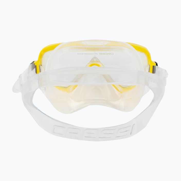 Cressi Onda + Mexico σετ κατάδυσης μάσκα + αναπνευστήρας κίτρινο DM1010151 5