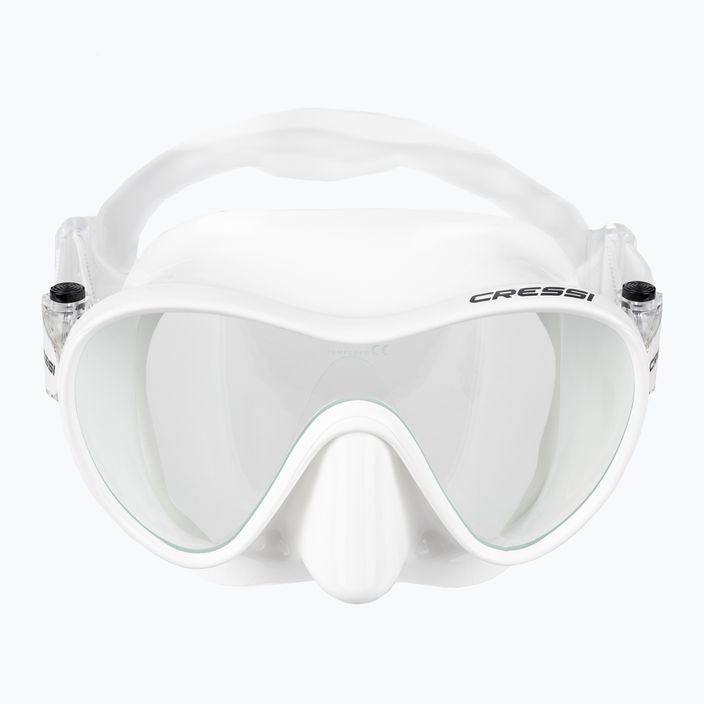 Cressi F1 μάσκα κατάδυσης λευκή ZDN283000 2