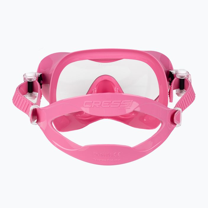 Μάσκα κατάδυσης Cressi F1 ροζ ZDN284000 5