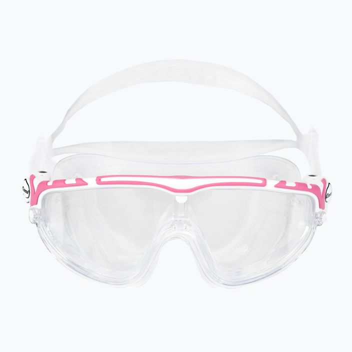 Cressi Skylight διάφανη/λευκή ροζ μάσκα κολύμβησης DE203340 2