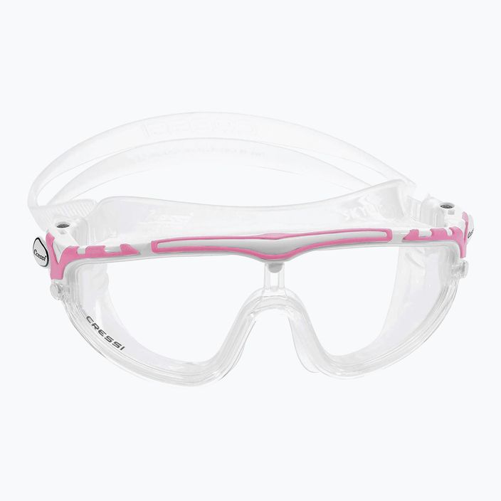 Cressi Skylight διάφανη/λευκή ροζ μάσκα κολύμβησης DE203340 6