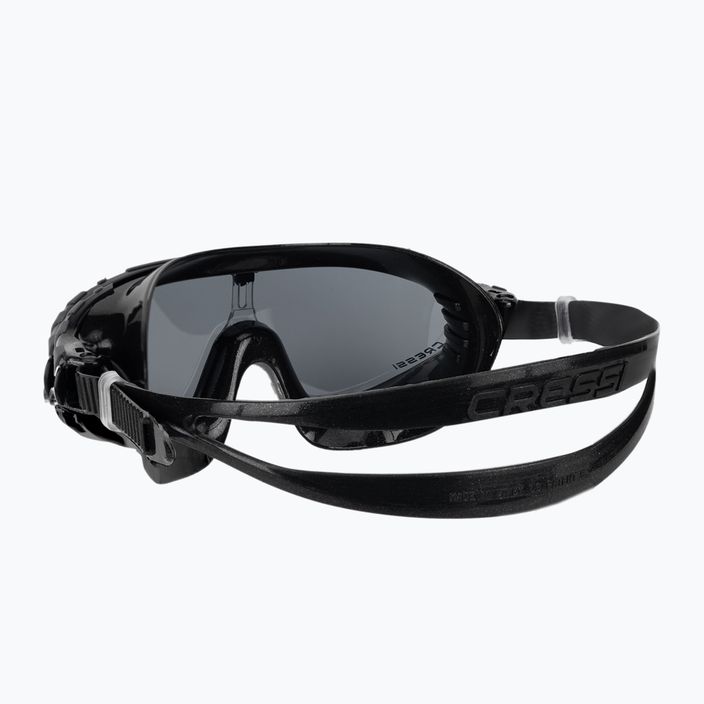 Cressi Skylight μαύρη/μαύρη καπνιστή μάσκα κολύμβησης DE203450 4
