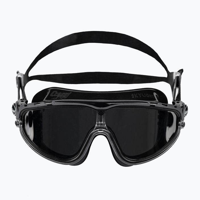 Cressi Skylight μαύρη/μαύρη γκρι μάσκα κολύμβησης με καθρέφτη DE2034750 2
