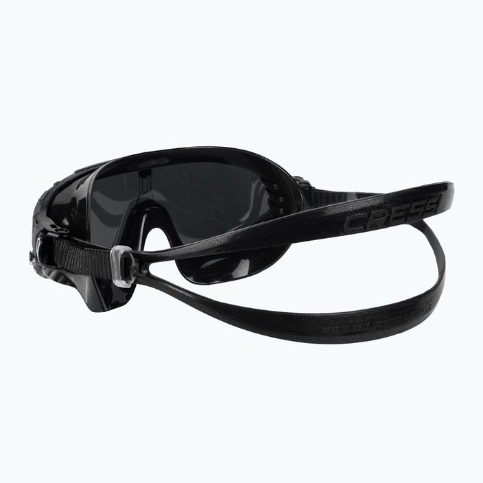 Cressi Skylight μαύρη/μαύρη γκρι μάσκα κολύμβησης με καθρέφτη DE2034750 4