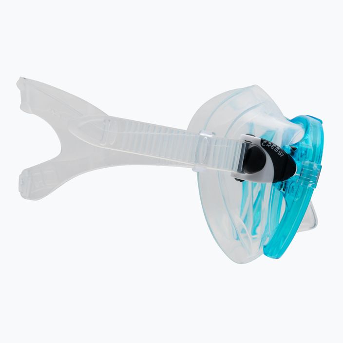 Cressi σετ κατάδυσης με αναπνευστήρα μάσκα Ocean + αναπνευστήρας Gamma μπλε DM1000113 3