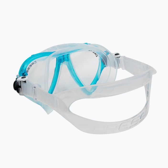 Cressi σετ κατάδυσης με αναπνευστήρα μάσκα Ocean + αναπνευστήρας Gamma μπλε DM1000113 4