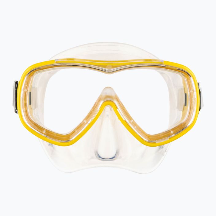 Cressi Piumetta κίτρινη παιδική μάσκα κατάδυσης 2