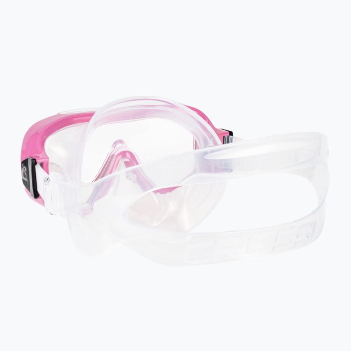 Cressi Piumetta παιδική μάσκα κατάδυσης διαφανές ροζ DN200540 4