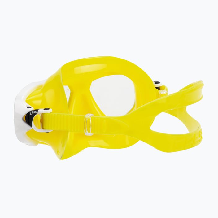Cressi Marea κίτρινη μάσκα κατάδυσης με αναπνευστήρα DN282010 4