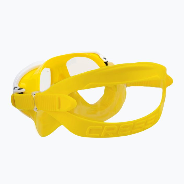 Παιδική μάσκα κατάδυσης Cressi Marea κίτρινη DN284010 4