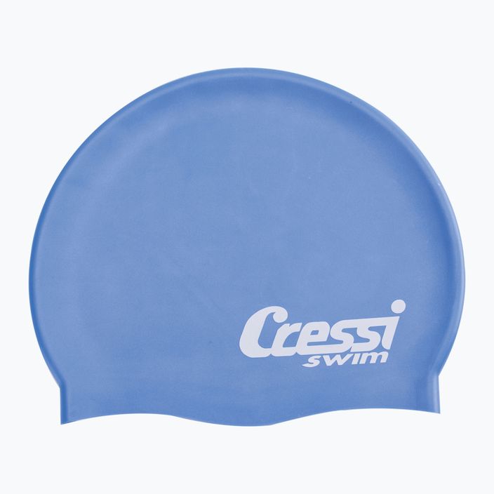 Cressi Καπέλο σιλικόνης για κολύμπι γαλάζιο XDF220 2