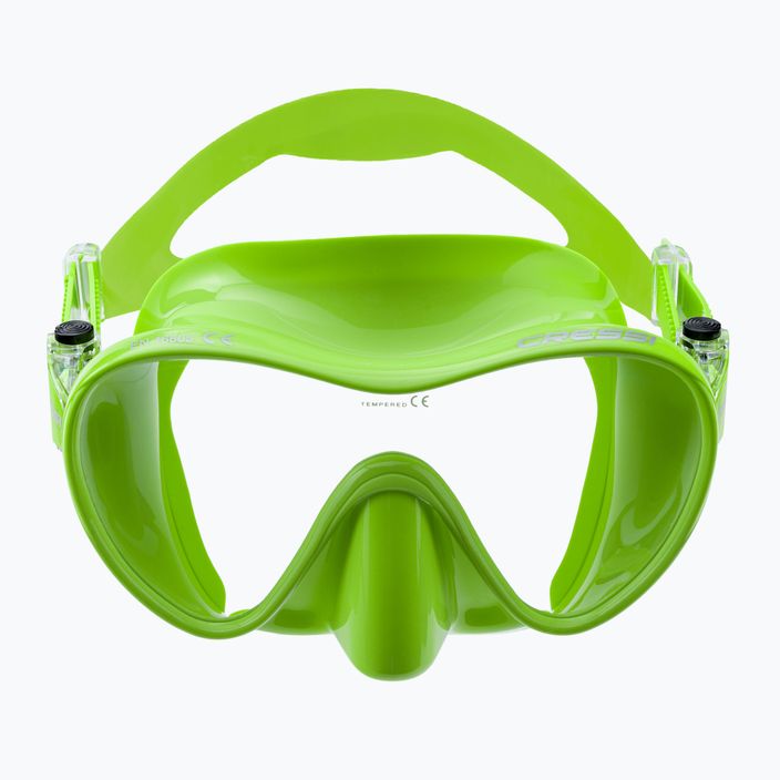 Cressi F1 μάσκα κατάδυσης πράσινη WDN281067 2