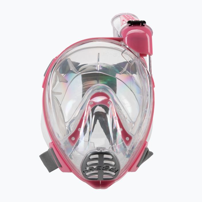 Cressi Duke Dry full face μάσκα για κατάδυση με αναπνευστήρα ροζ XDT000040 2