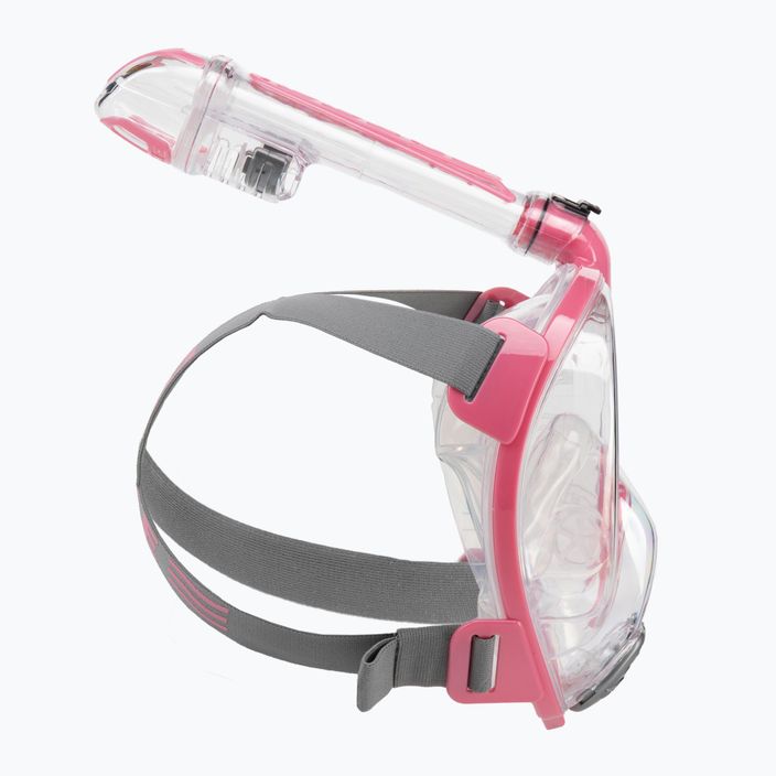 Cressi Duke Dry full face μάσκα για κατάδυση με αναπνευστήρα ροζ XDT000040 3
