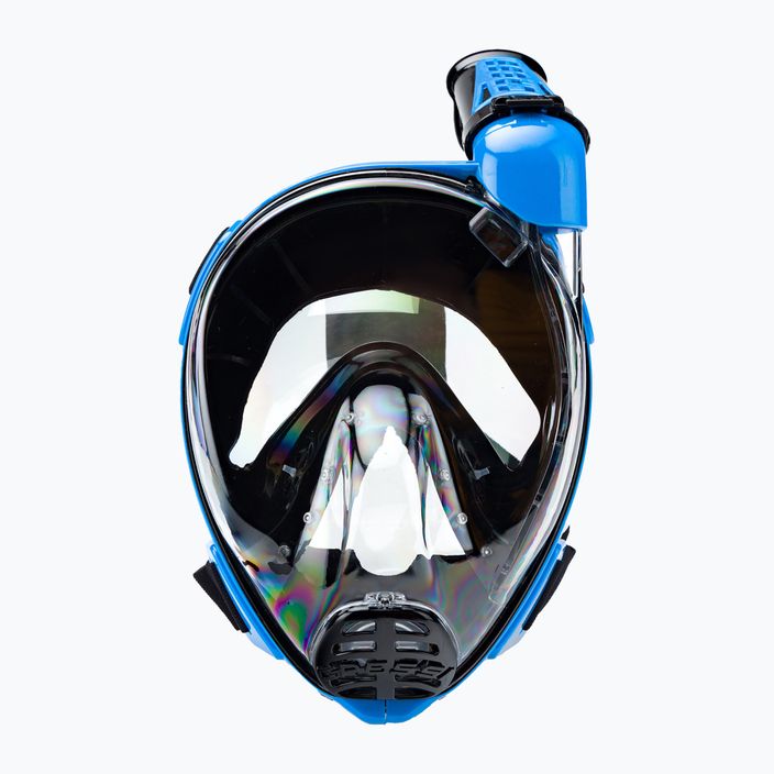 Cressi Duke Dry full face μάσκα για κατάδυση με αναπνευστήρα μαύρο και μπλε XDT005020 2
