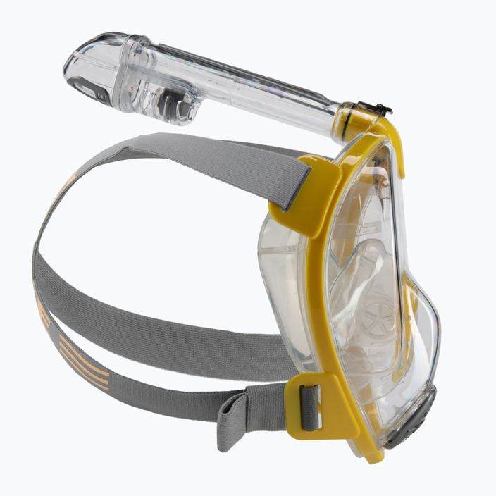 Cressi Duke Dry full face μάσκα για κατάδυση με αναπνευστήρα κίτρινο XDT000010 3