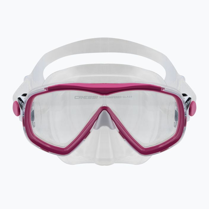 Cressi Mini Palau Bag παιδικό καταδυτικό σετ μάσκα + αναπνευστήρας + πτερύγια ροζ CA123129 6