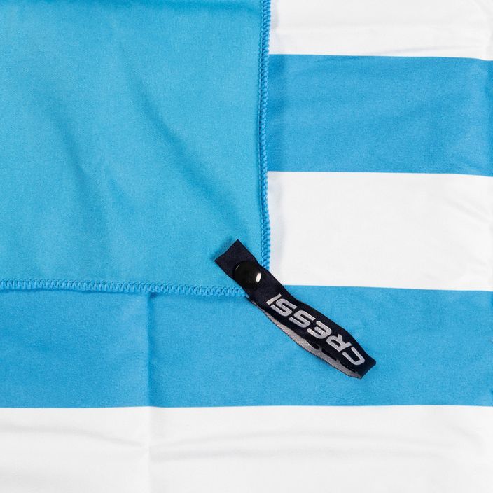 Cressi Stripe Beach πετσέτα γρήγορου στεγνώματος μπλε XVA871 4