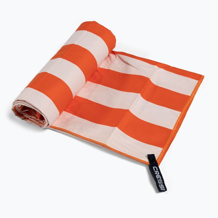 Cressi Microfiber Stripe πετσέτα γρήγορου στεγνώματος πορτοκαλί XVA871180 2
