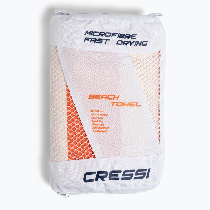 Cressi Microfiber Stripe πετσέτα γρήγορου στεγνώματος πορτοκαλί XVA871180 5