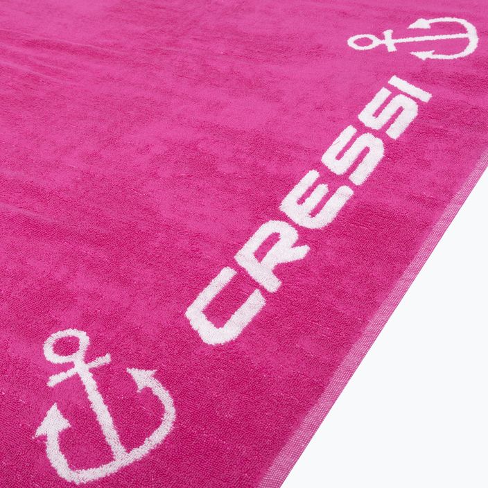 Cressi Βαμβακερή πετσέτα πλαίσιο ροζ XVA906 3