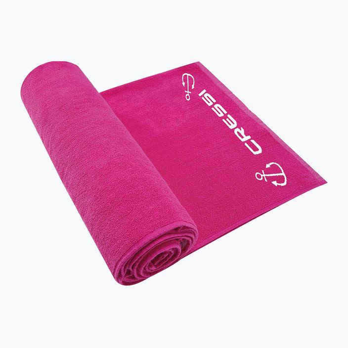Cressi Βαμβακερή πετσέτα πλαίσιο ροζ XVA906 4