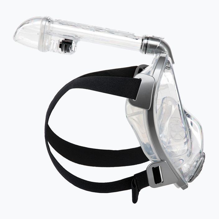 Cressi Baron γκρι μάσκα πλήρους προσώπου για κατάδυση με αναπνευστήρα XDT020000 3