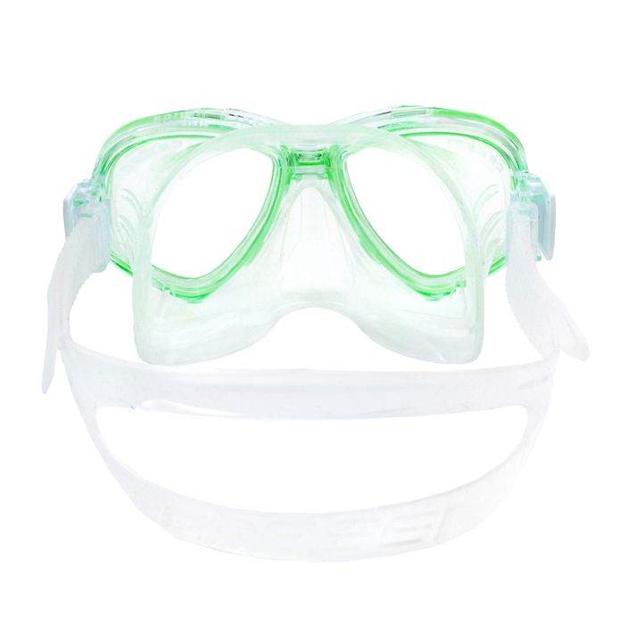 Παιδική μάσκα κατάδυσης Cressi Perla πράσινη/άχρωμη DN208467 5