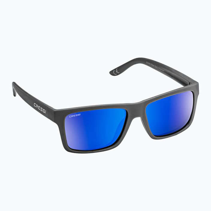 Cressi Bahia Floating γυαλιά ηλίου με καθρέφτη σε ανθρακί/μπλε χρώμα XDB100707 5