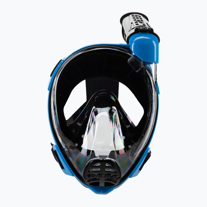 Cressi Baron full face μάσκα για κατάδυση με αναπνευστήρα μαύρο και μπλε XDT025020 2