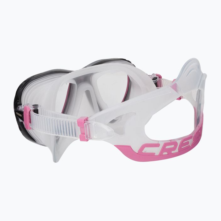Cressi Quantum ροζ/άχρωμη μάσκα κατάδυσης DS510040 4