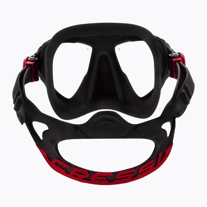 Cressi Quantum μάσκα κατάδυσης μαύρη/κόκκινη DS515080 5