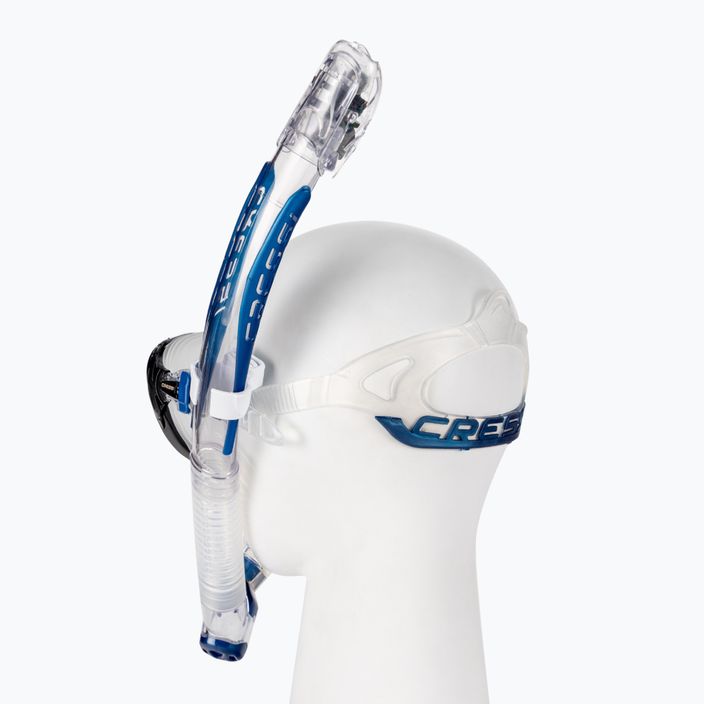 Σετ κατάδυσης με αναπνευστήρα Cressi Μάσκα Quantum + αναπνευστήρας Itaca Ultra Dry μπλε DM400020 3