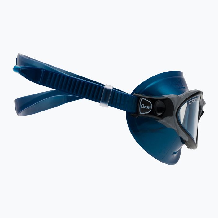 Cressi Planet μπλε μεταλλική μάσκα κολύμβησης DE2026555 3