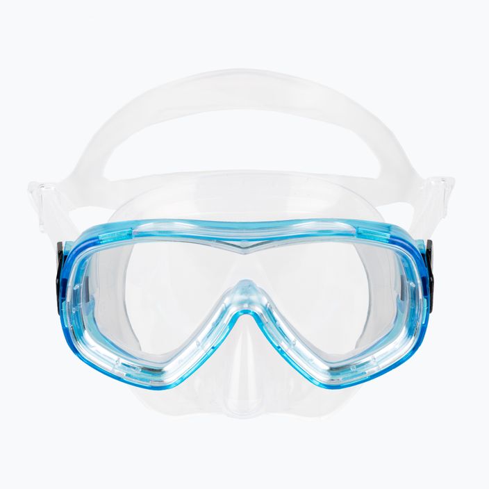 Cressi Piumetta παιδική μάσκα αναπνευστήρα ασημί-μπλε DN200563 2