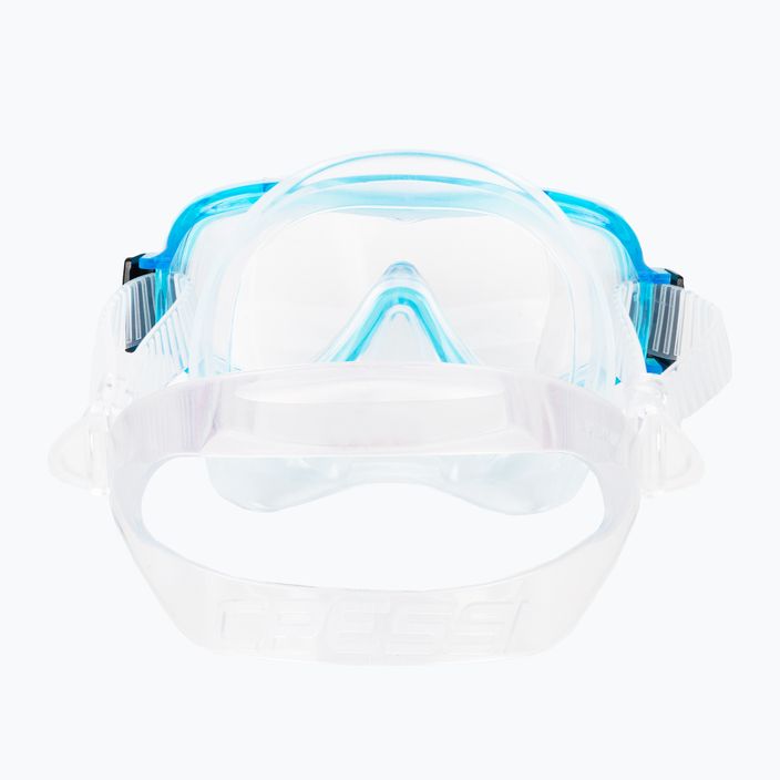 Cressi Piumetta παιδική μάσκα αναπνευστήρα ασημί-μπλε DN200563 5