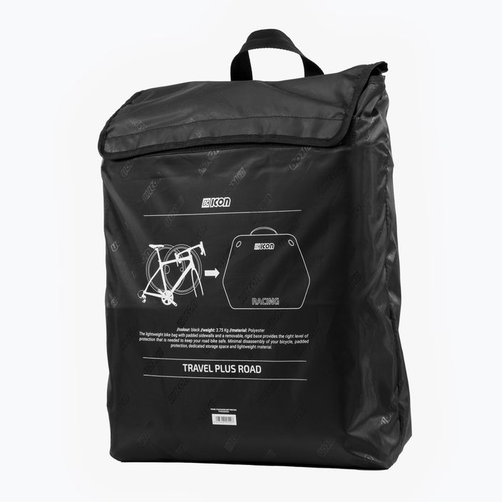 SCICON Μαλακή τσάντα ποδηλάτου Travel Plus Racing μαύρο TP054000909 5