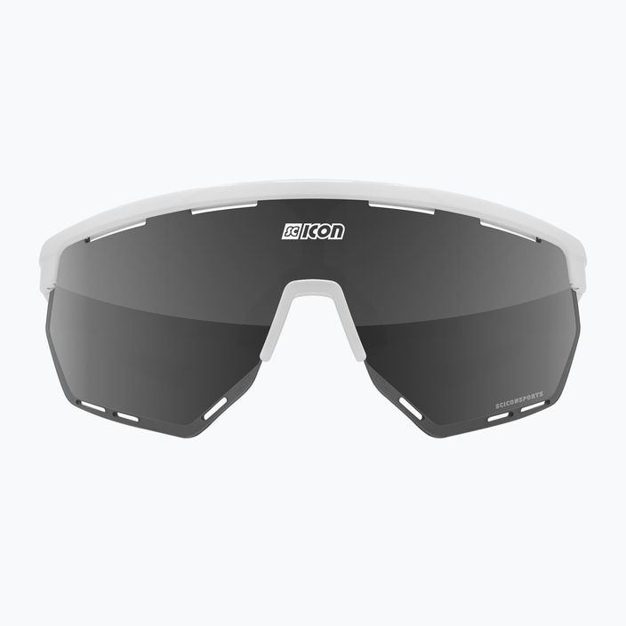 SCICON Aerowing λευκό γυαλιστερό/scnpp γυαλιά ποδηλασίας πολλαπλών καθρεφτών ασημί EY26080802 3